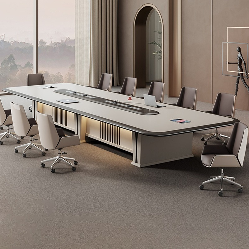 Office Furniture List - Paint Conference Long Table Light Luxury