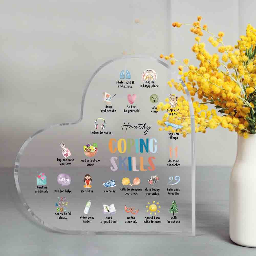 Clear Heart Shaped Acrylic Sta - Office Furniture List ulasan dan harga