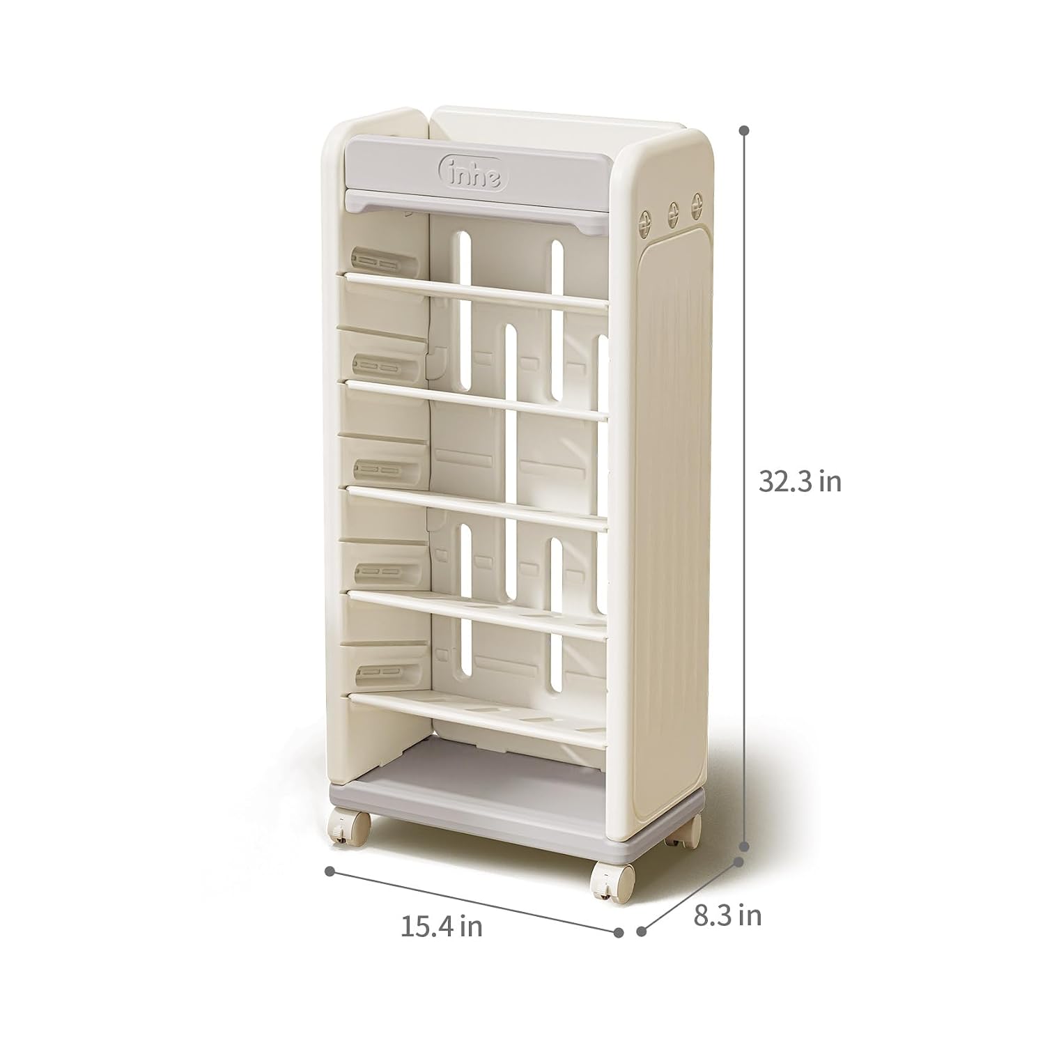 ® 7 Tier Book Cart | Mobile Bo - Book Cart Rolling ulasan dan harga