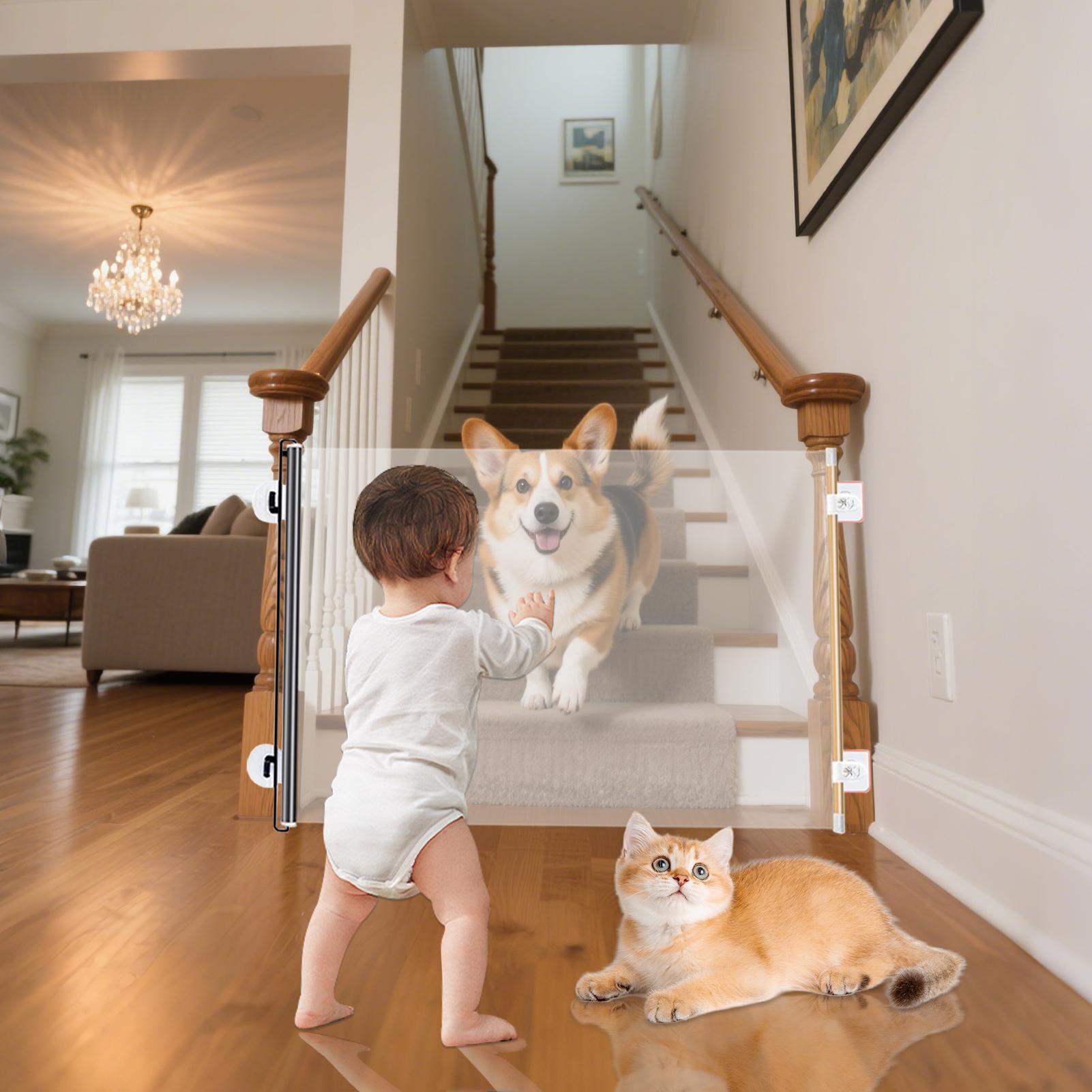 Pet Gate Retractable Portable  - Partition Screen Divider ulasan dan harga