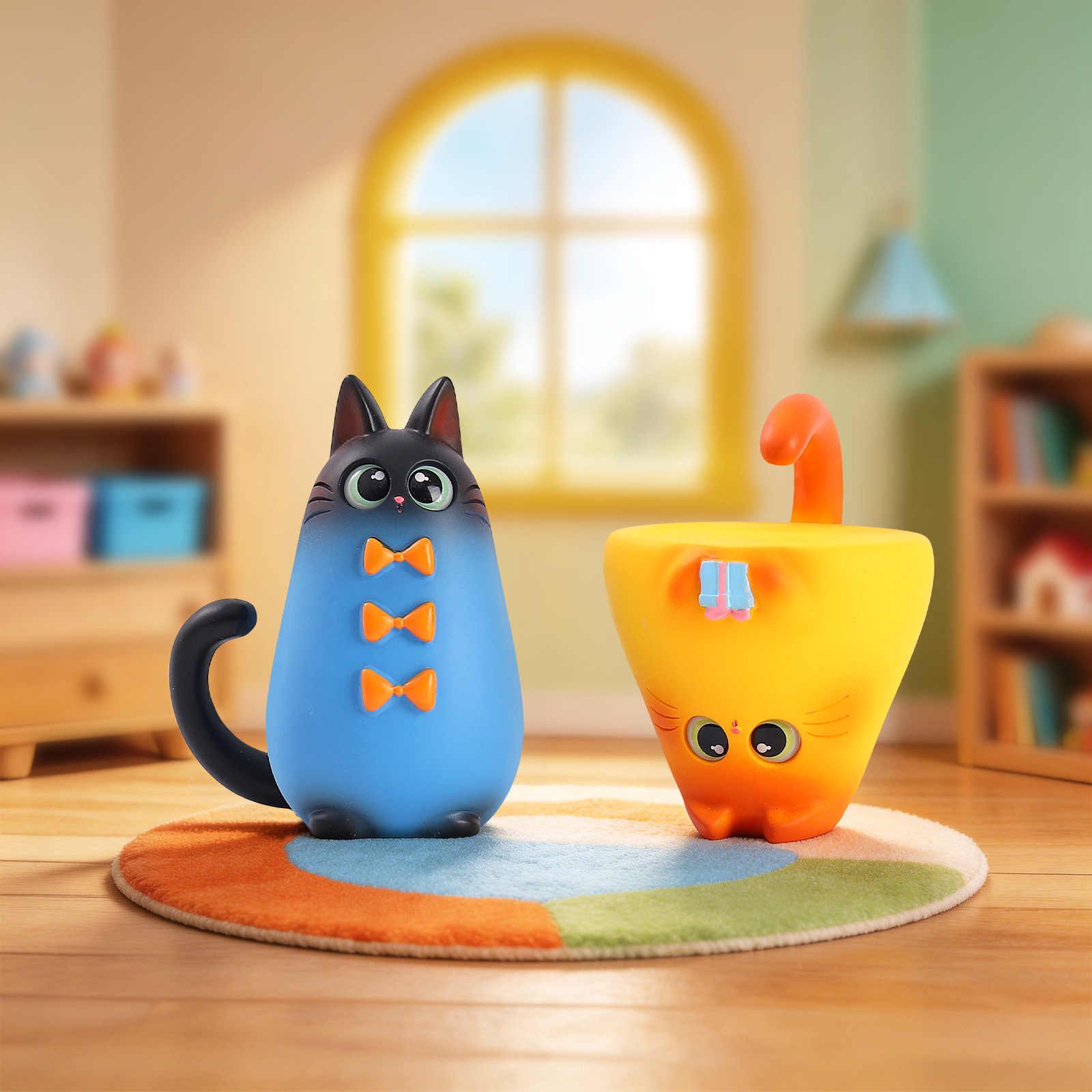 Blind Box Cat Figurine Resin C - Office Furniture Ideas ulasan dan harga