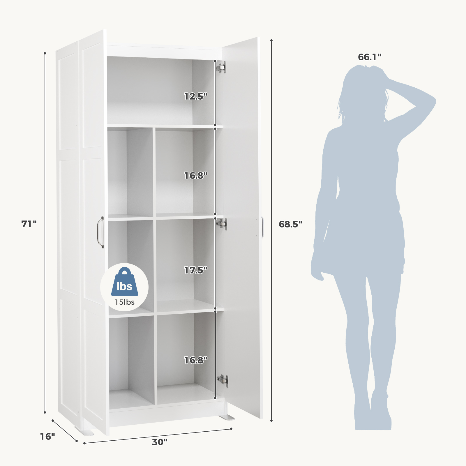 JHK 71IN Wooden Living Room St - Office Furniture Suppliers ulasan dan harga