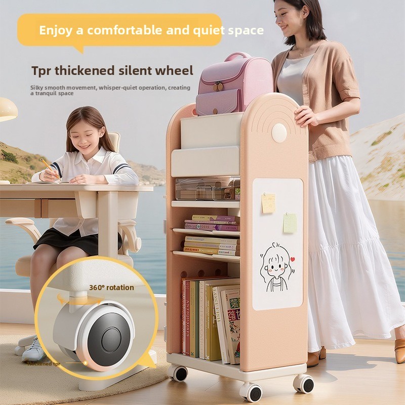 Multi-Tier Rolling School Bag  - Book Cart Rolling ulasan dan harga