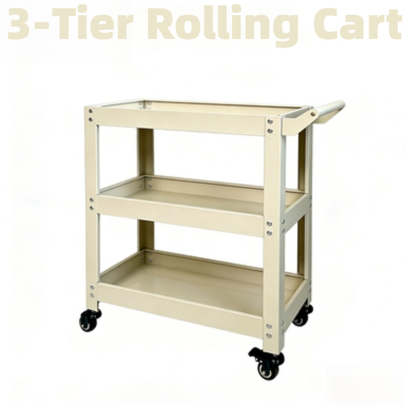 3 Tier Metal Storage Cart Mult - Book Cart Rolling ulasan dan harga