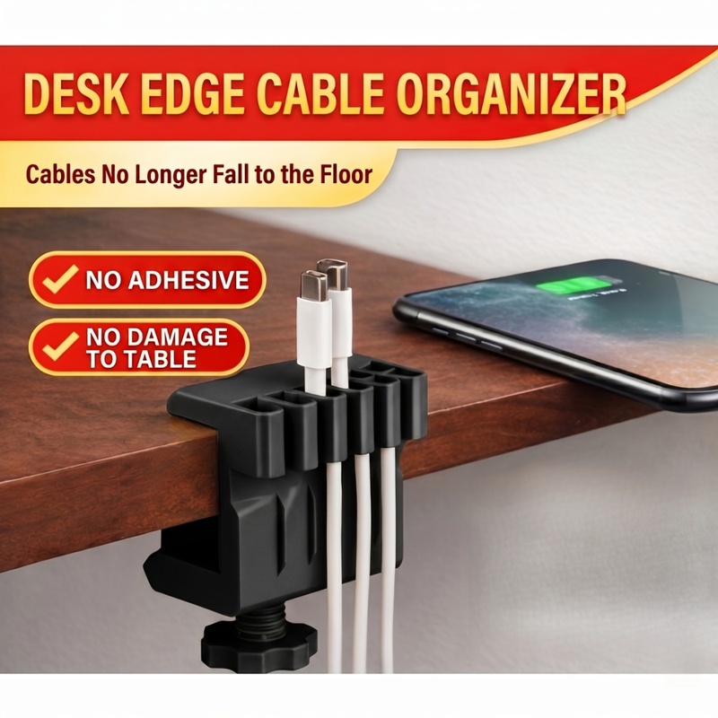 3 desktop cable manager clips  - Office Furniture Ideas ulasan dan harga