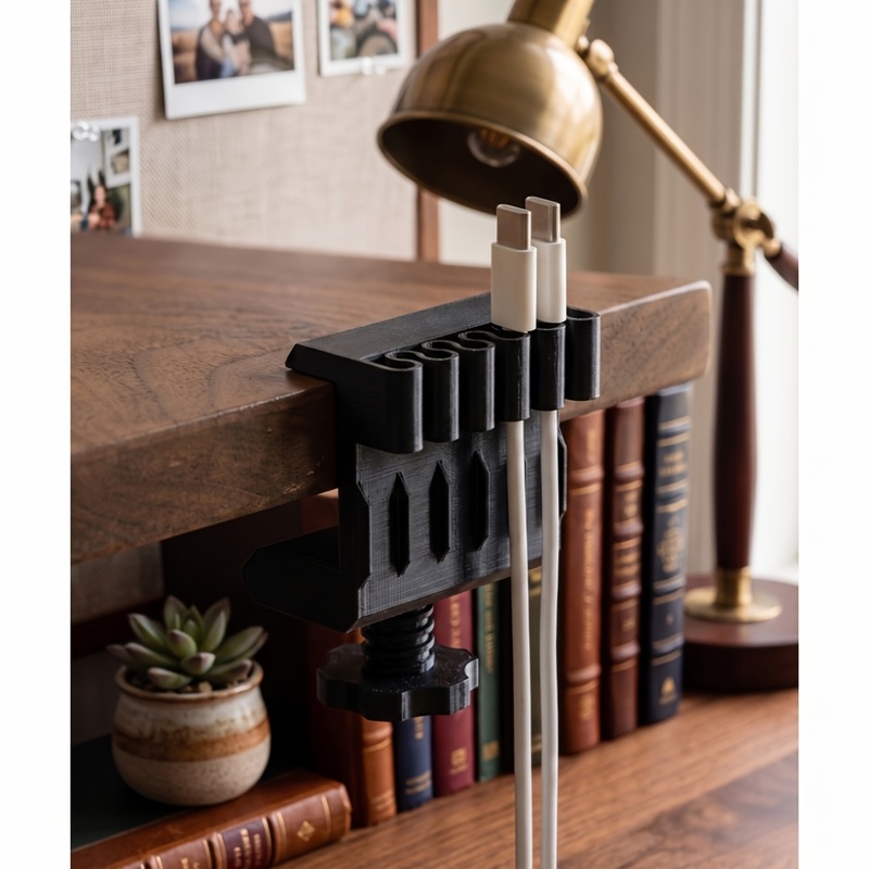 3 desktop cable manager clips  - Office Furniture Ideas ulasan dan harga