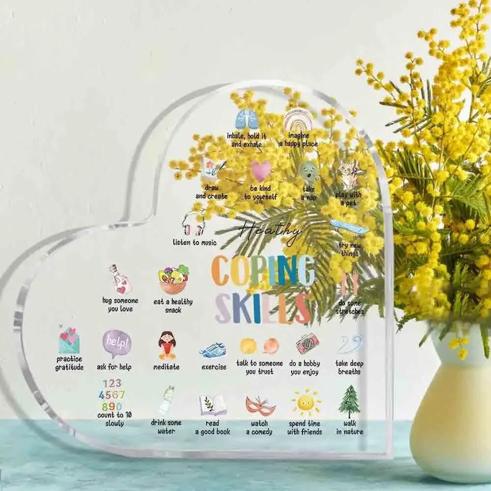 Clear Heart Shaped Acrylic Sta - Office Furniture List ulasan dan harga