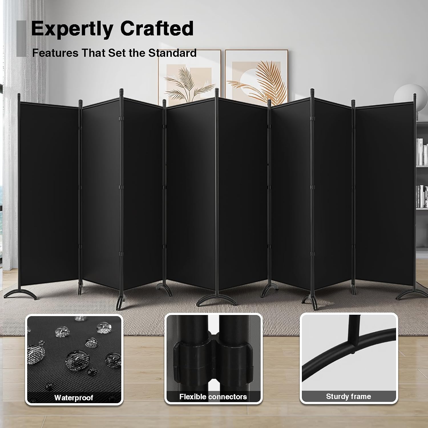 Room Divider-Folding Privacy S - Partition Screen Divider ulasan dan harga