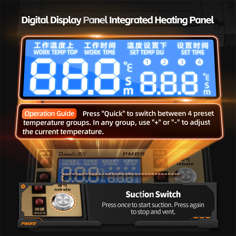QianLi PM89 360° Rotating Heat - Partition Screen Divider ulasan dan harga