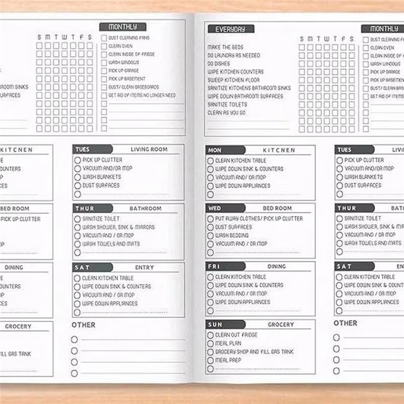 A55F-Cleaning Planner Chore Li - Office Furniture List ulasan dan harga