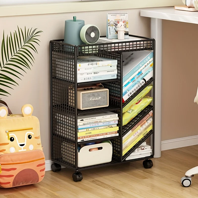 Rolling Book Cart -  Metal Mob - Book Cart Rolling ulasan dan harga