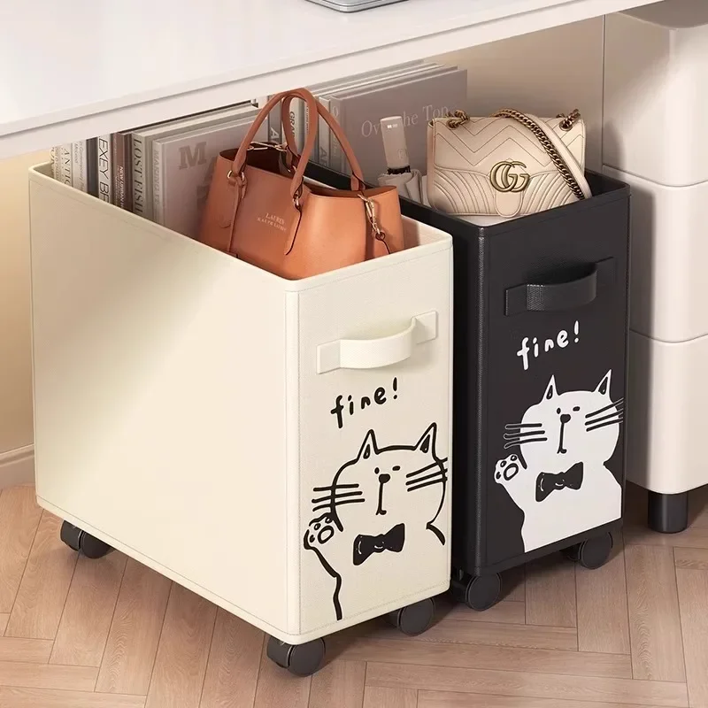 Under Desk Rolling Storage Car - Book Cart Rolling ulasan dan harga