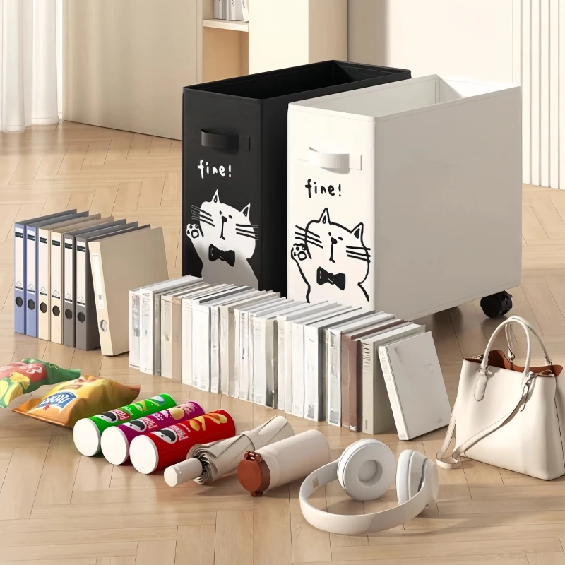 Under Desk Rolling Storage Car - Book Cart Rolling ulasan dan harga