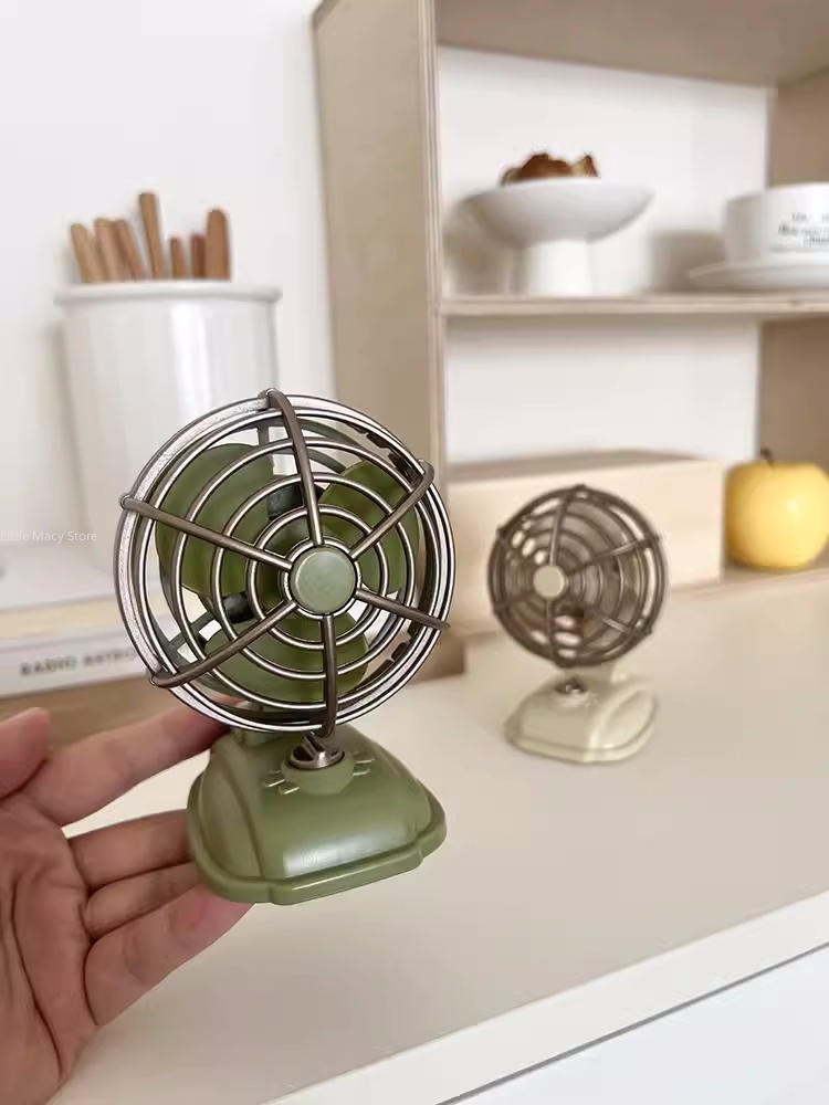 Retro Desktop Small Fan USB Ch - Office Furniture Suppliers ulasan dan harga