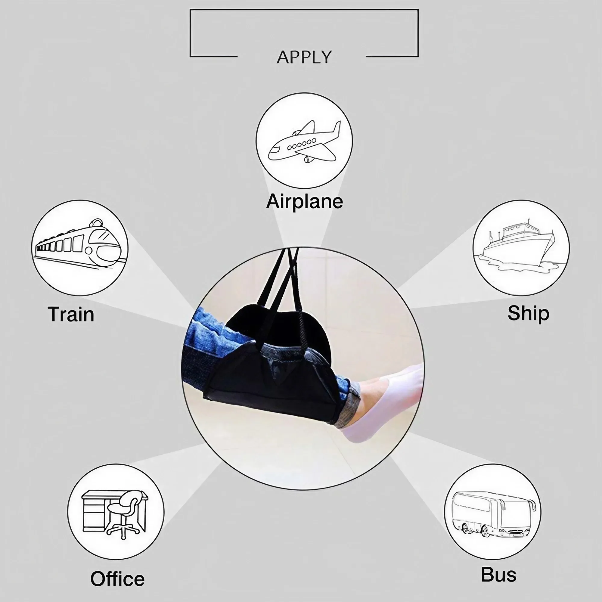Car Foot Rest Portable Office  - Office Furniture Ergonomic ulasan dan harga